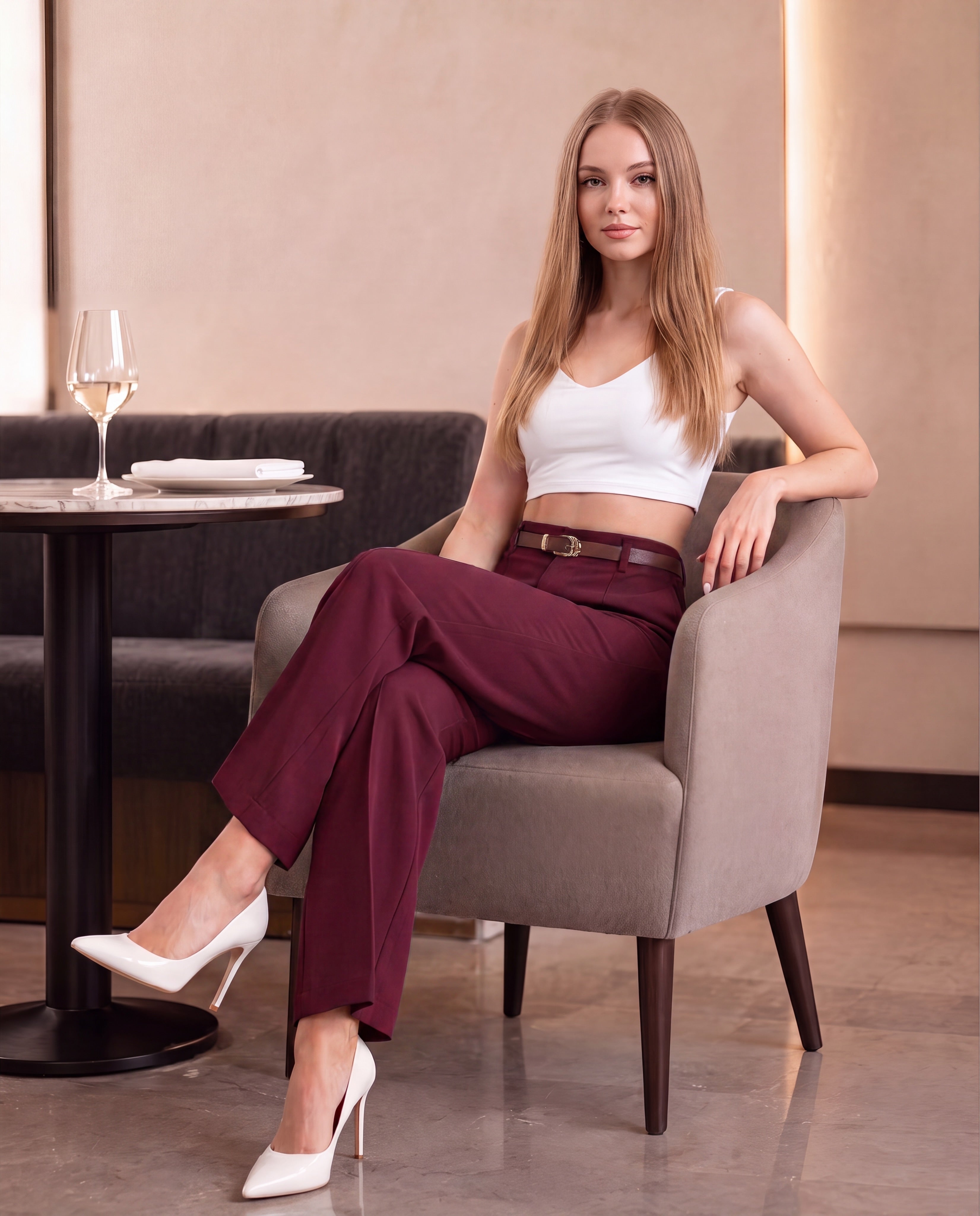Pantalón Sofía con cinturón