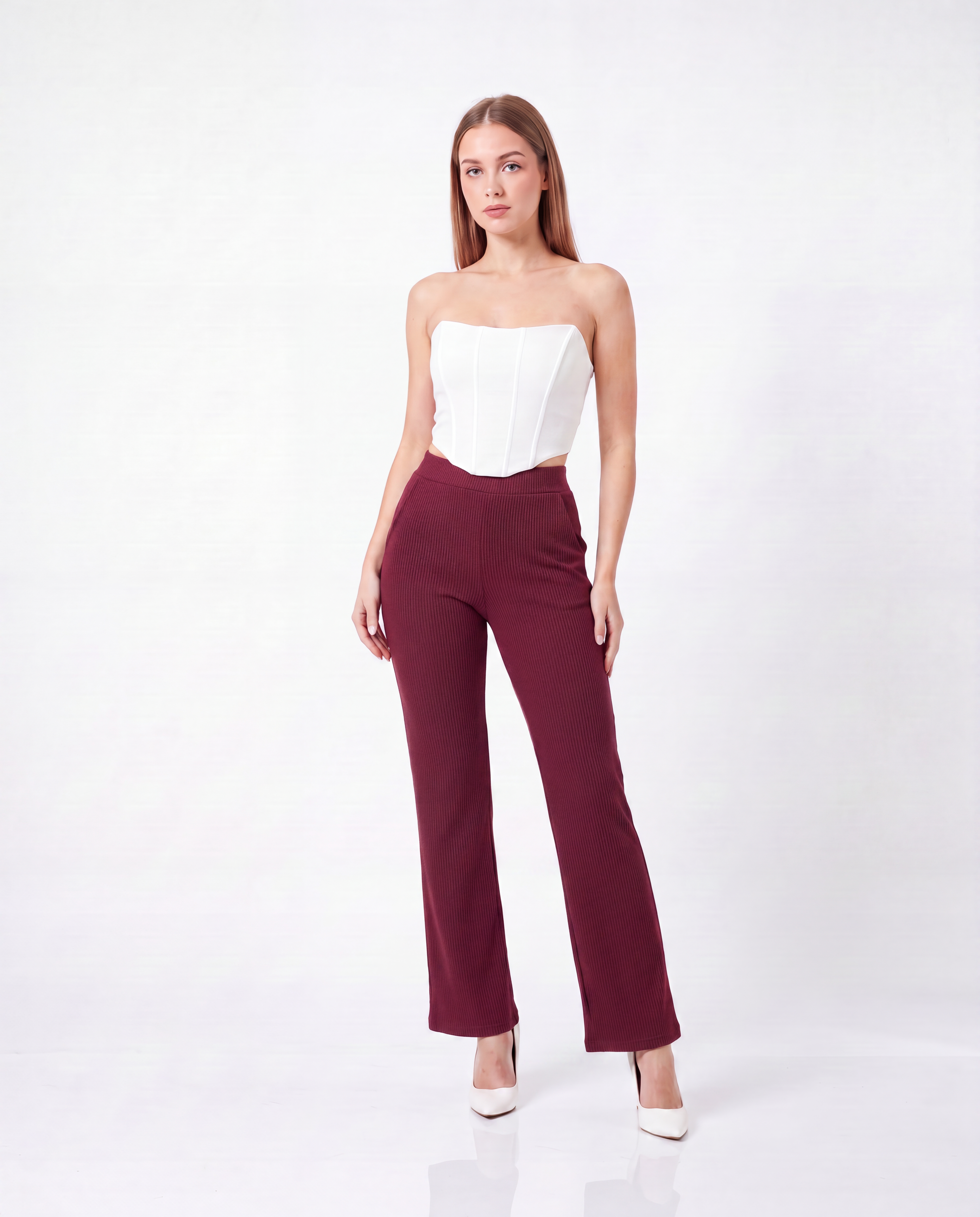Ribbed Paola Pants with Pockets