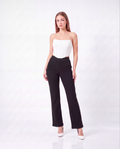 Pantalón Paola Con Estilo Acanalado